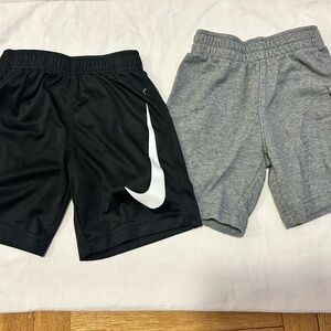 Kids Black and Gray Shorts Set